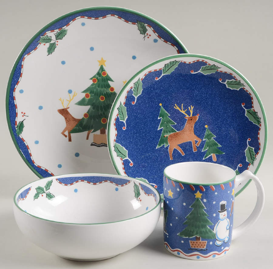 Christmas Glow 4 Piece Place Setting by Mikasa-1