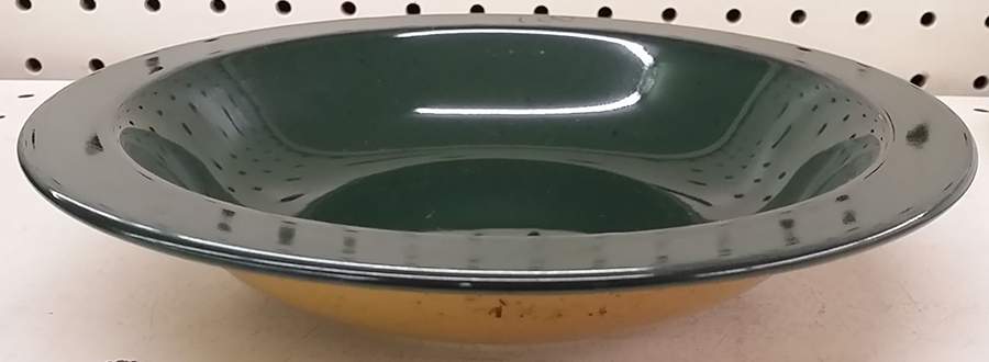 Chromatic Hunter Green Rim Soup Bowl by Mikasa-1