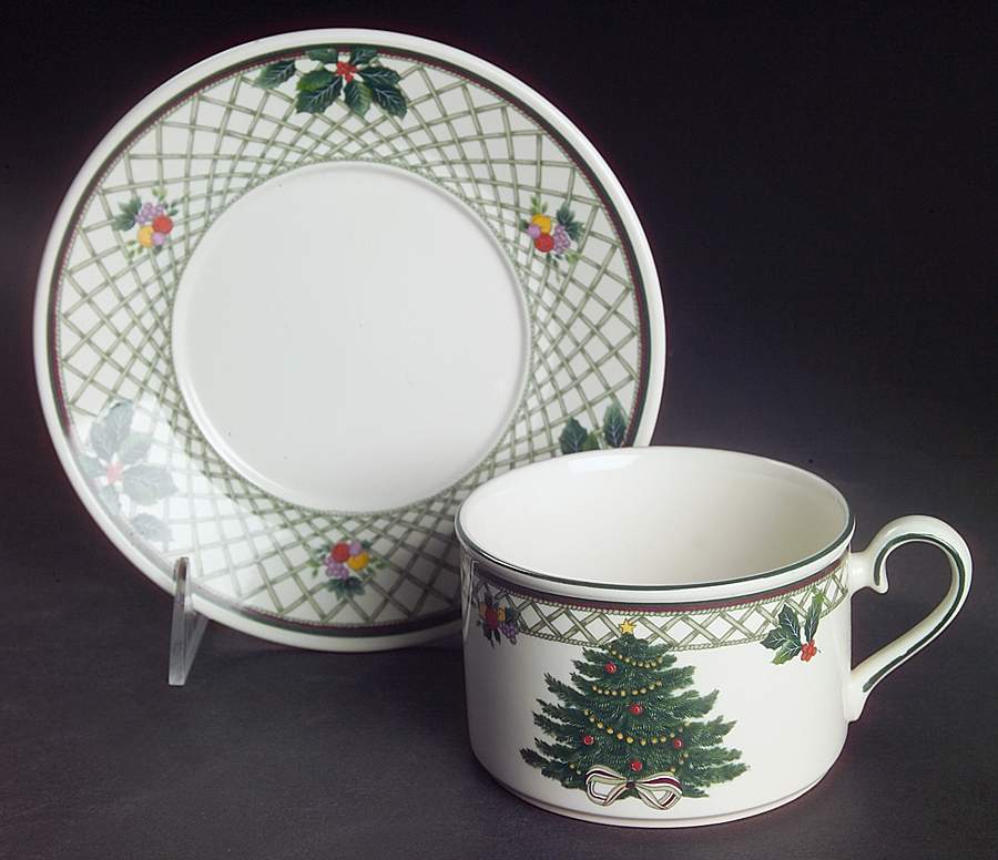 Christmas Story Oversized Cup & Saucer Set by Mikasa-1