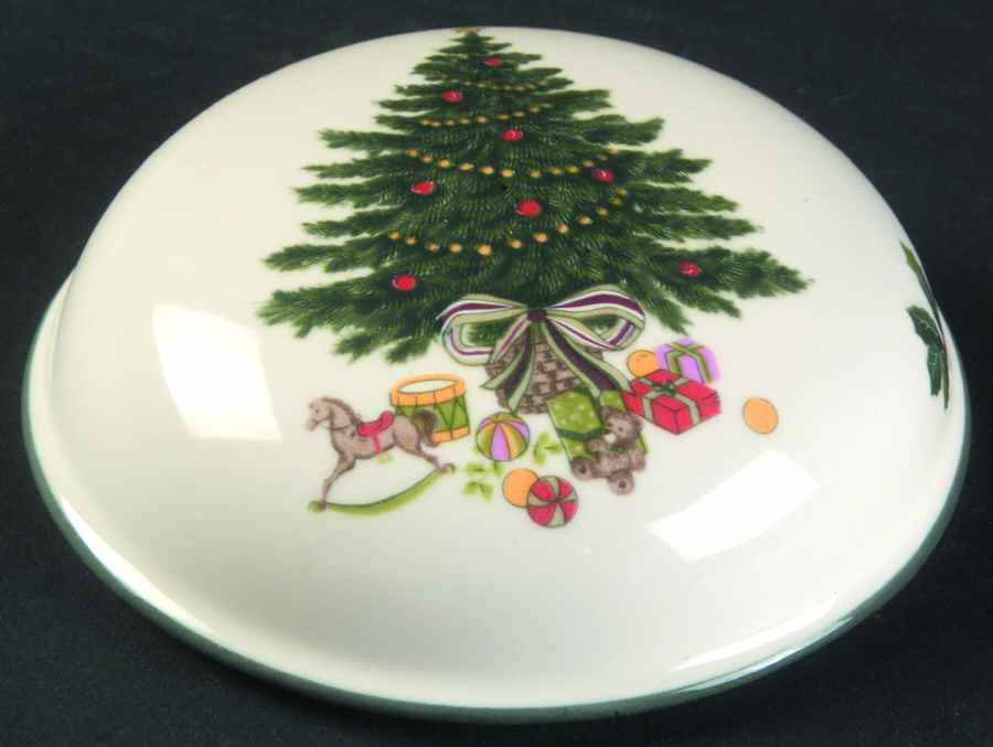 Christmas Story Lid for 4" Round Box by Mikasa-1