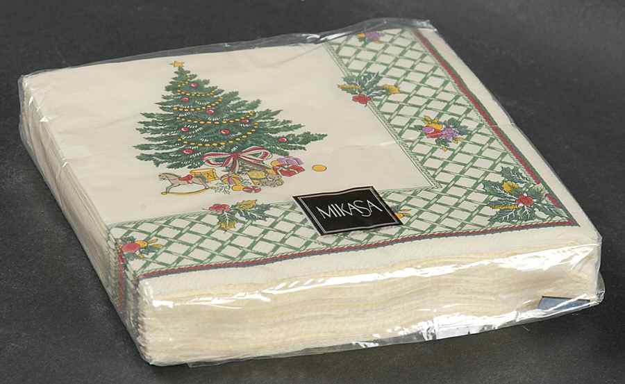 Christmas Story Package of Paper Beverage Napkins by Mikasa-1