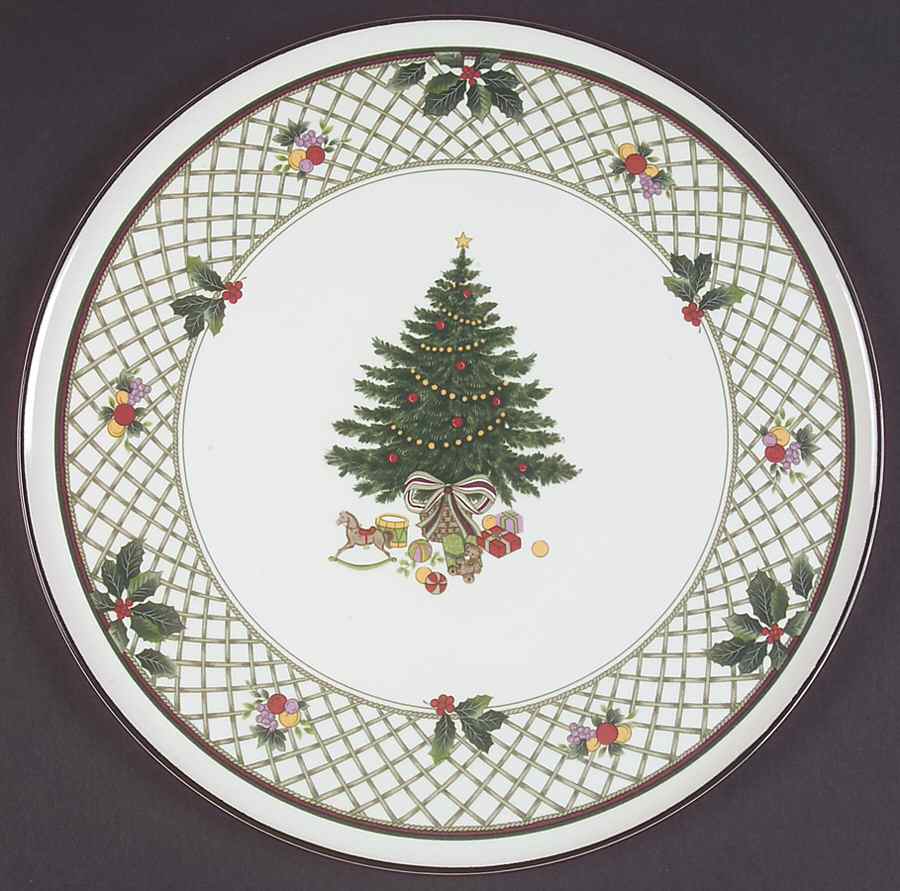 Christmas Story Cake Plate by Mikasa-1