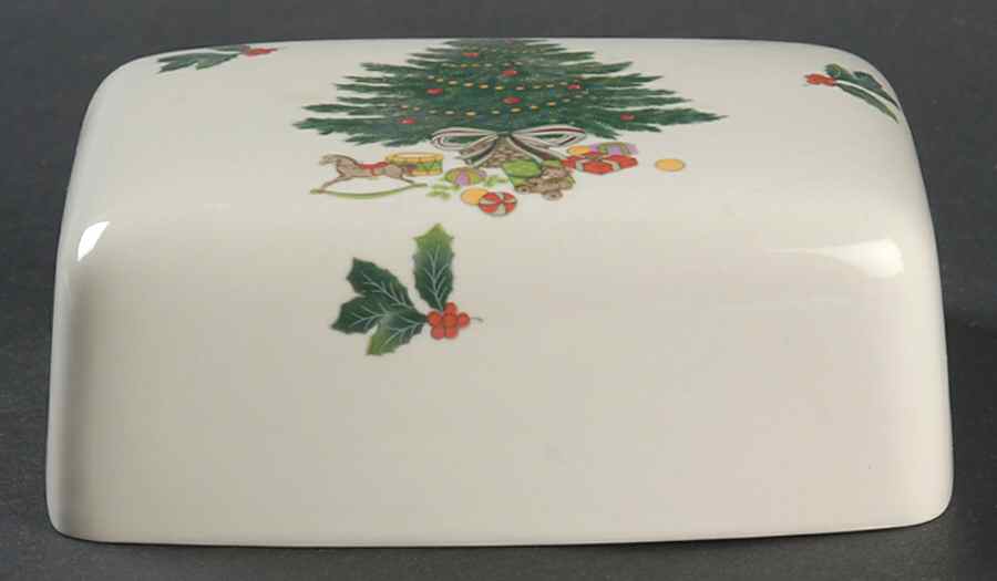 Christmas Story Lid for Rectangular Butter by Mikasa-1