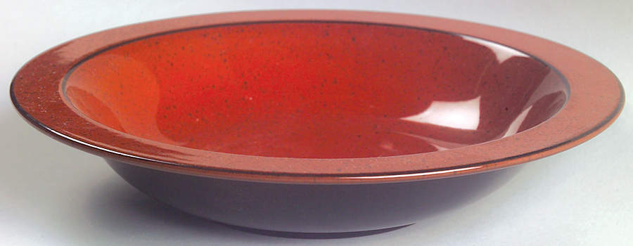 Chromatic Terra Cotta Rim Soup Bowl by Mikasa-1