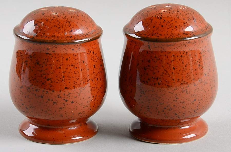 Chromatic Terra Cotta Salt & Pepper Set by Mikasa-1