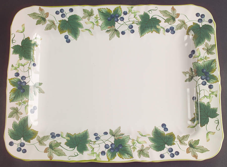 Chelsea Vine 15" Rectangular Serving Platter by Mikasa-1