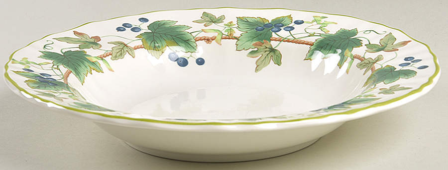 Chelsea Vine Large Rim Soup Bowl by Mikasa-1