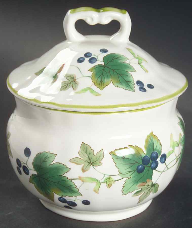 Chelsea Vine Sugar Bowl & Lid by Mikasa-1