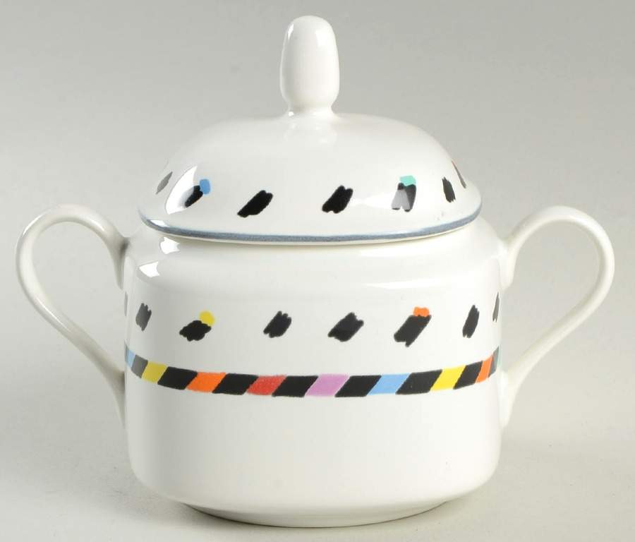 City Lights Sugar Bowl & Lid by Mikasa-1