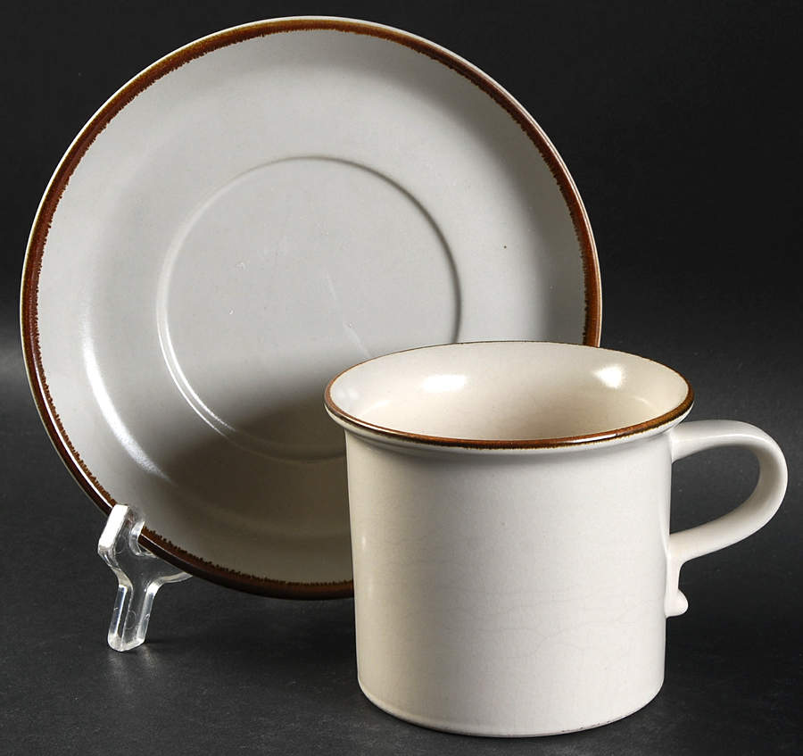 Cindy Flat Cup & Saucer Set by Mikasa-1