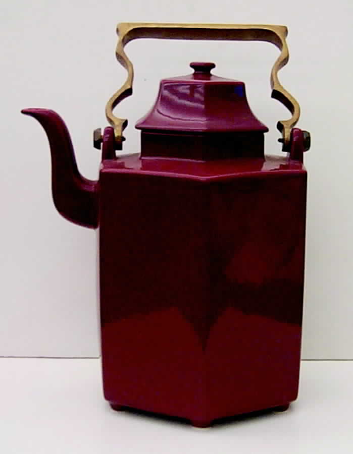 Cinnabar Brass Handle Coffee Pot & Lid by Mikasa-1