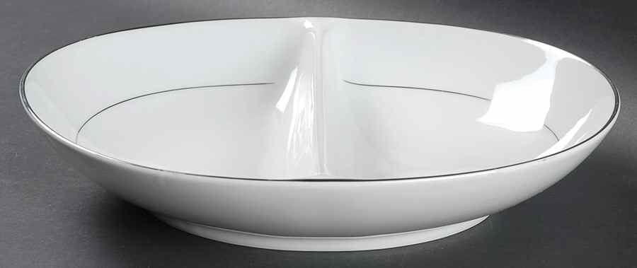 Citation 10" Oval Divided Vegetable Bowl by Mikasa-1