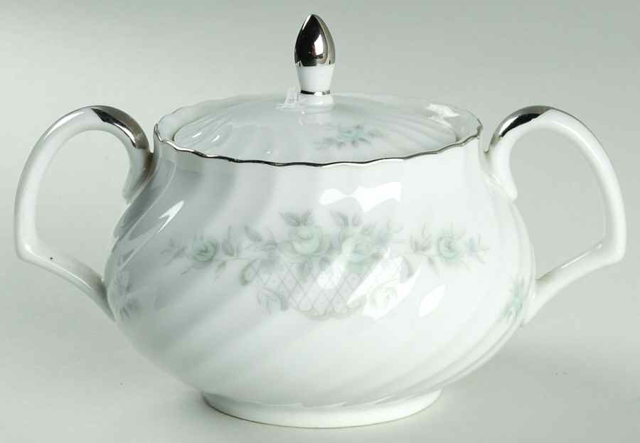 Clarion Sugar Bowl & Lid by Mikasa-1