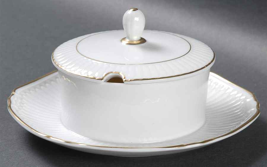 Classic White Jam/Jelly & Lid by Mikasa-1