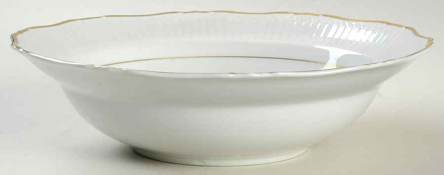 Classic White 9" Round Vegetable Bowl by Mikasa-1