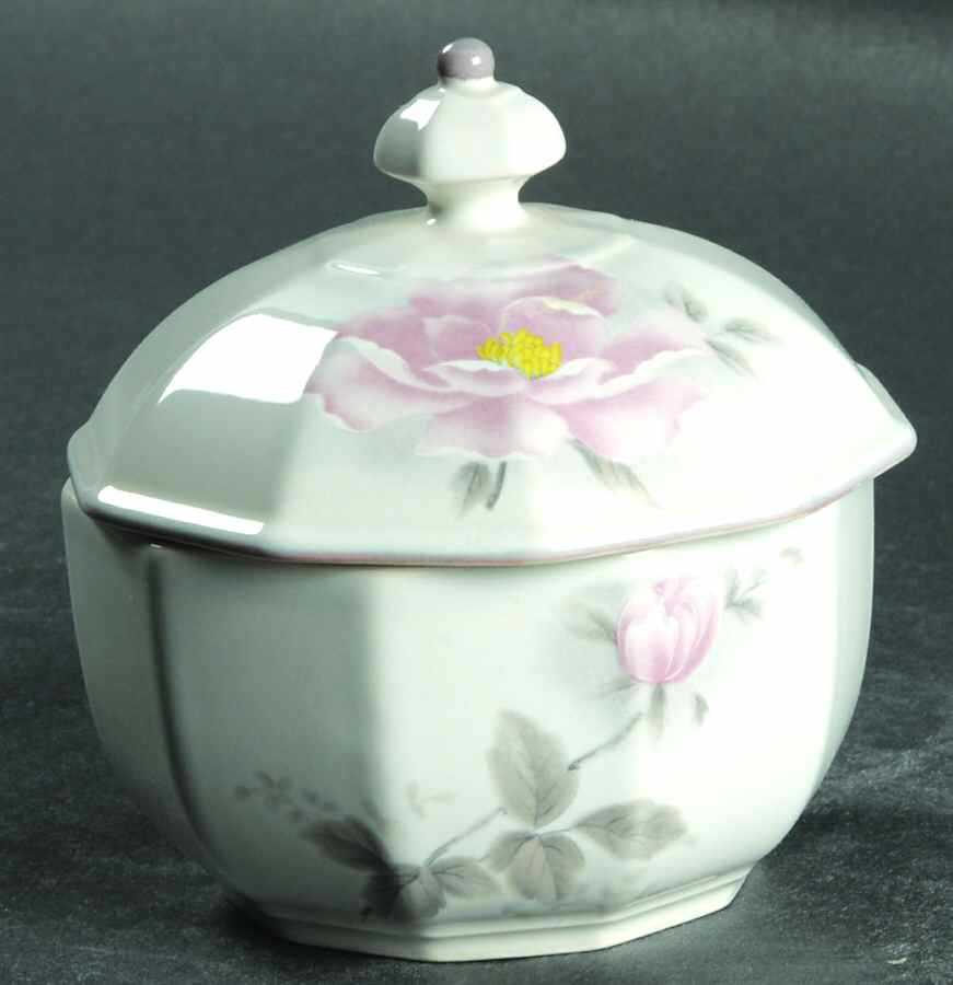 Climbing Beauty Sugar Bowl & Lid by Mikasa-1