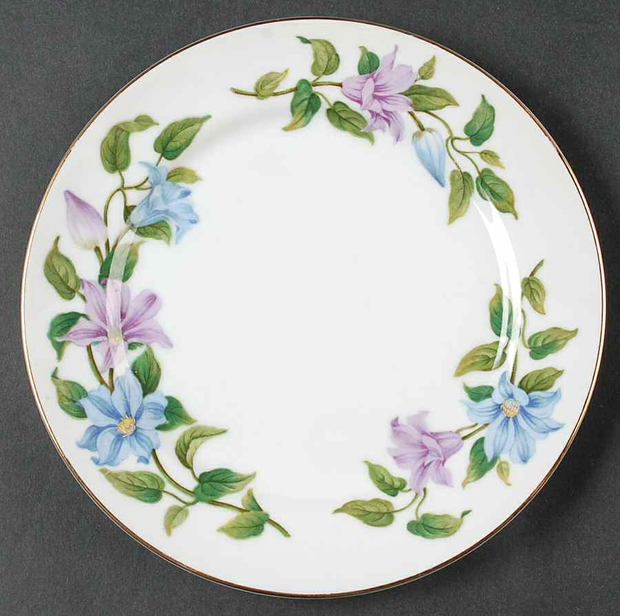 Clematis Salad Plate by Mikasa-1