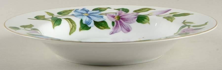 Clematis Rim Soup Bowl by Mikasa-1