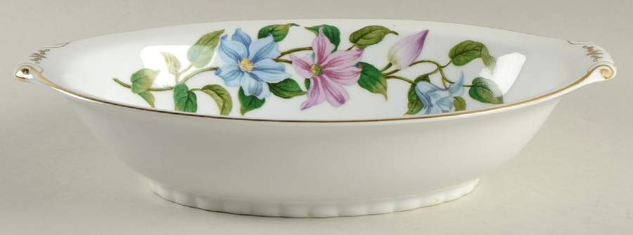 Clematis 11" Oval Vegetable Bowl by Mikasa-1