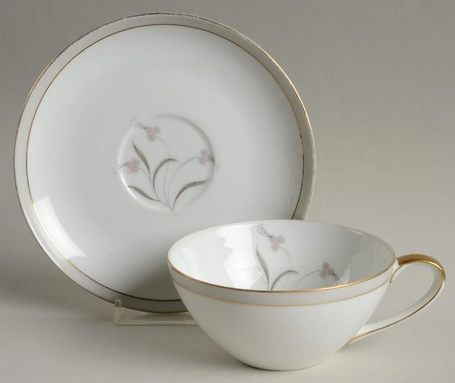 Cleo Flat Cup & Saucer Set by Mikasa-1