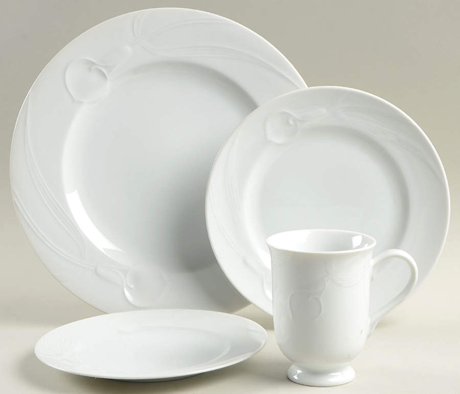 Classic Flair White 4 Piece Place Setting by Mikasa-1