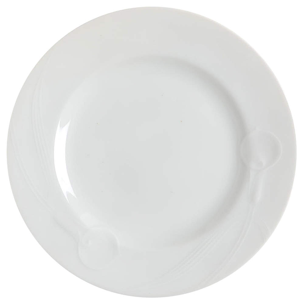 Classic Flair White Salad Plate by Mikasa-1