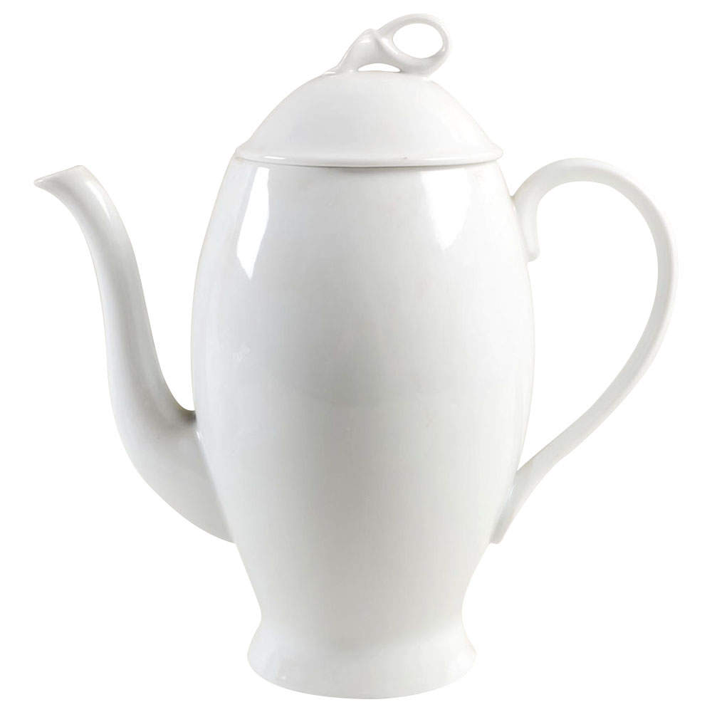 Classic Flair White Coffee Pot & Lid by Mikasa-1
