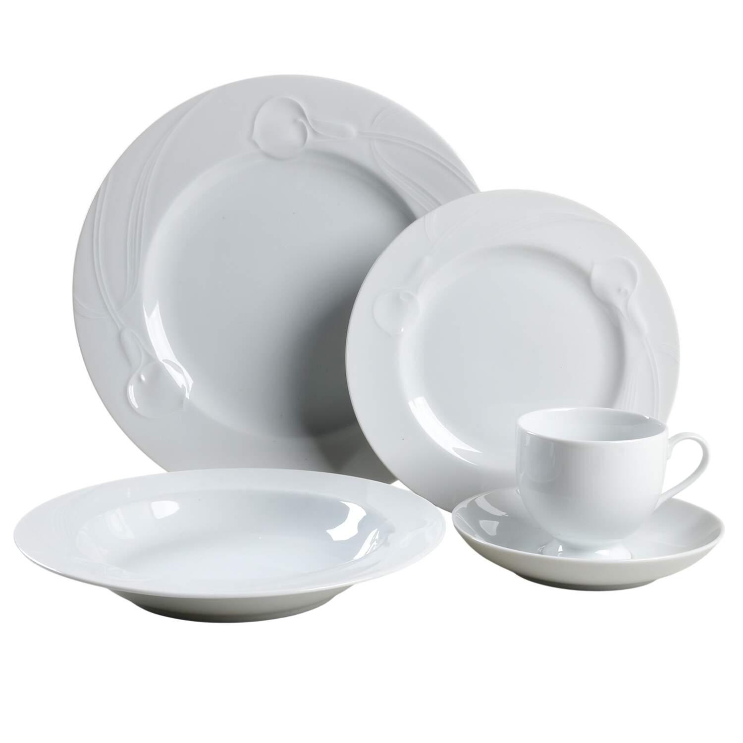 Classic Flair White 40 Piece Estate Set by Mikasa-1