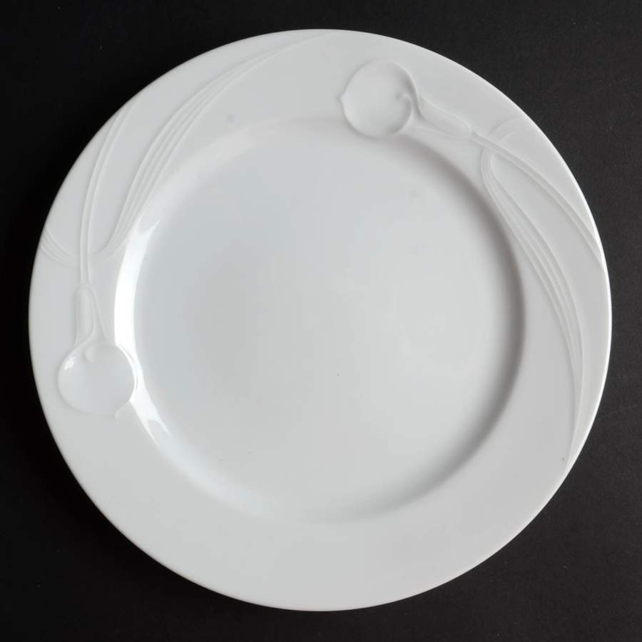 Classic Flair White Luncheon Plate by Mikasa-1
