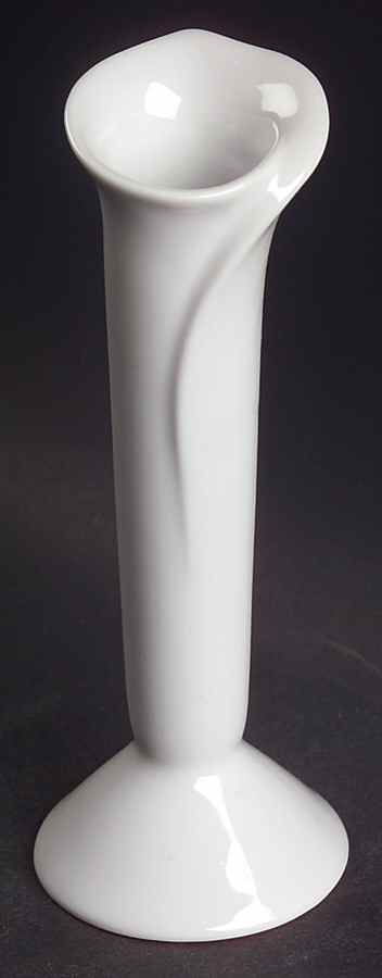 Classic Flair White 5" Bud Vase by Mikasa-1