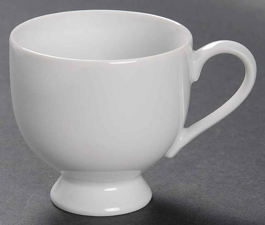 Classic Flair White Footed Demitasse Cup by Mikasa-1