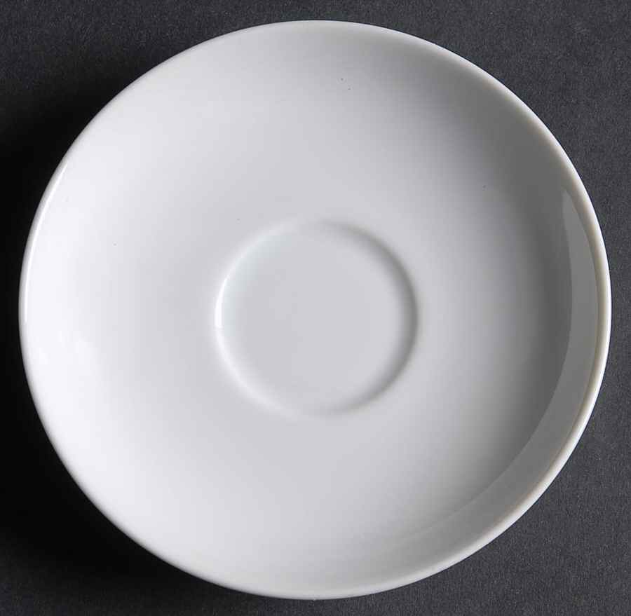 Classic Flair White Saucer for Demitasse Cup by Mikasa-1