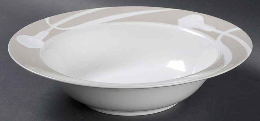 Classic Flair Beige 10" Round Vegetable Bowl by Mikasa-1