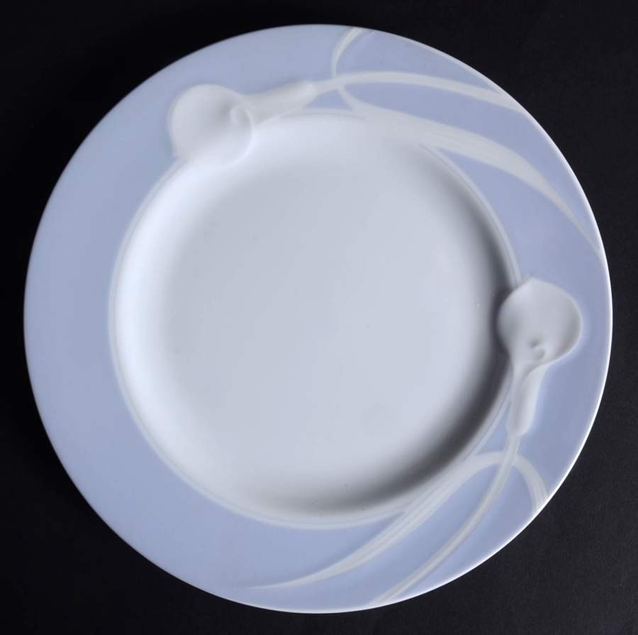 Classic Flair Blue Salad Plate by Mikasa-1