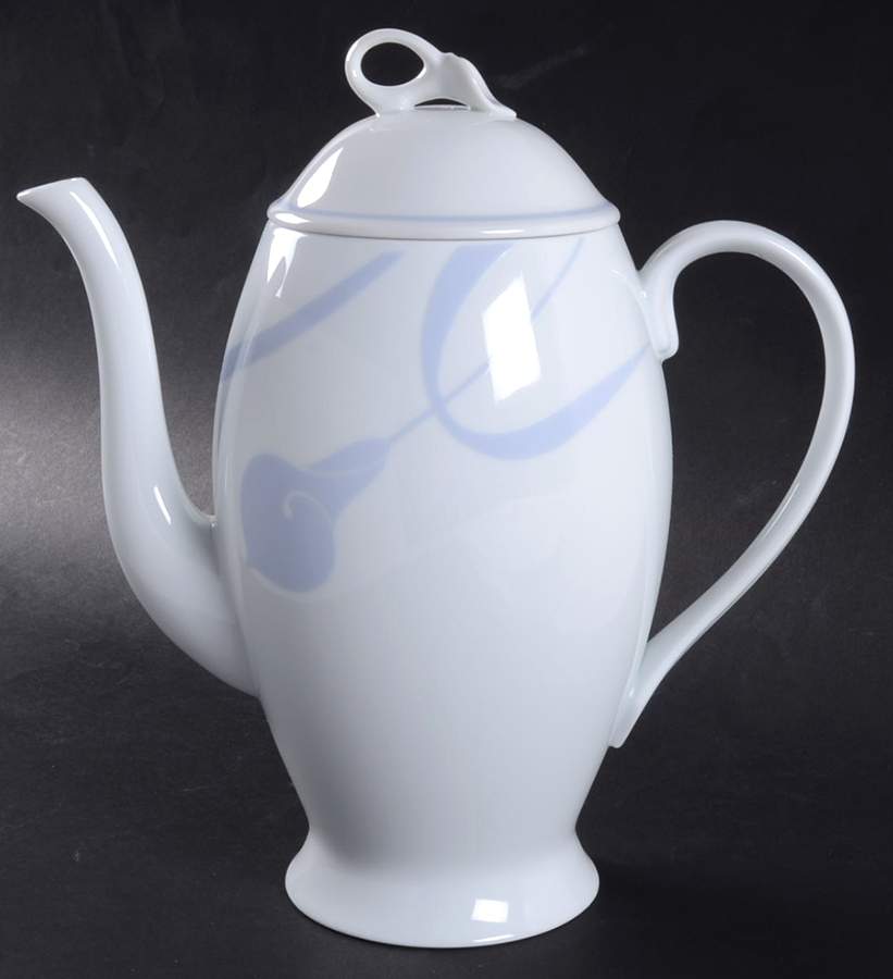Classic Flair Blue Coffee Pot & Lid by Mikasa-1