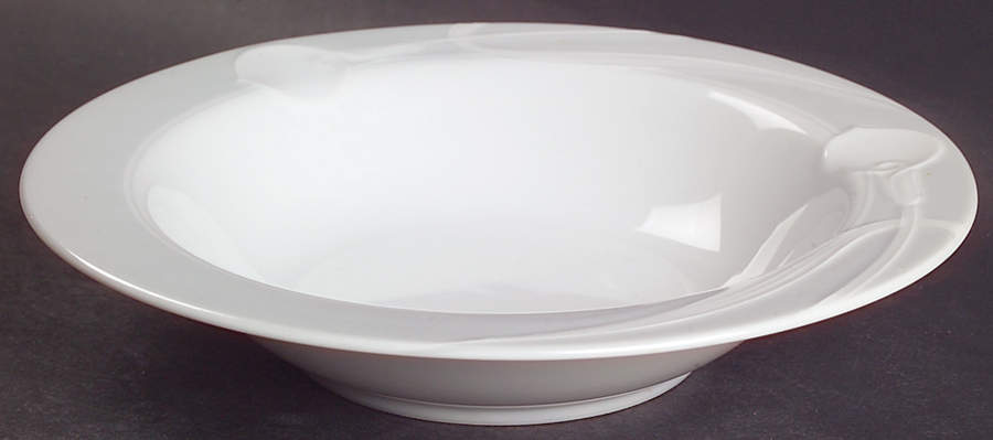 Classic Flair Gray Rim Fruit/Dessert (Sauce) Bowl by Mikasa-1