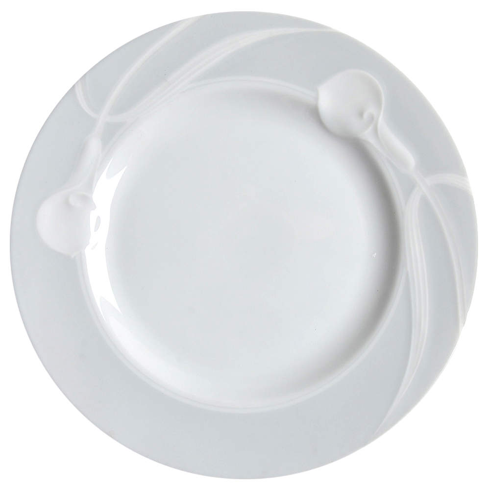 Classic Flair Gray Salad Plate by Mikasa-1