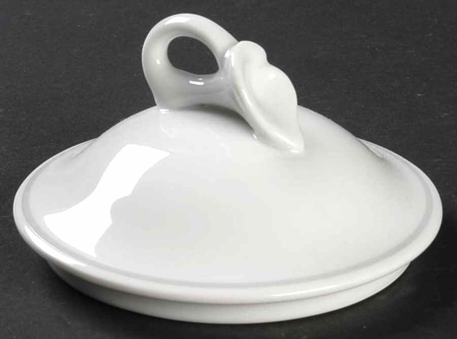 Classic Flair Gray Lid for Sugar Bowl by Mikasa-1