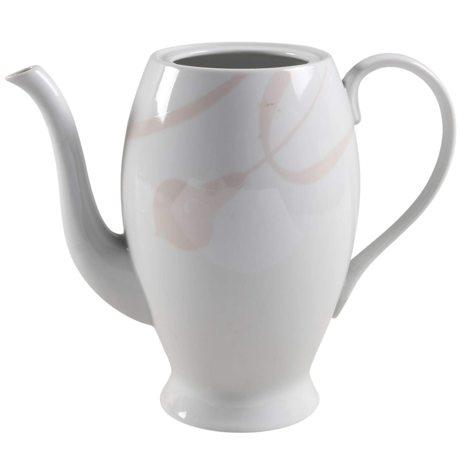Classic Flair Peach Coffee Pot No Lid by Mikasa-1
