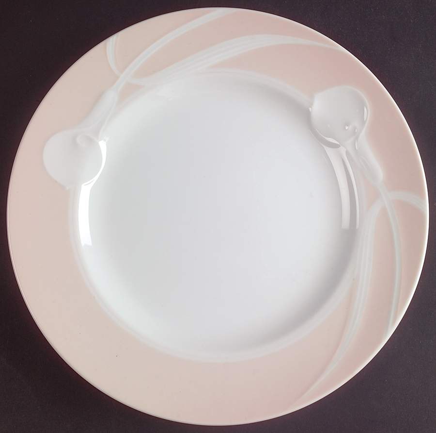 Classic Flair Peach Salad Plate by Mikasa-1