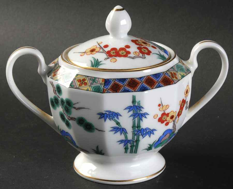 Classic Imari Sugar Bowl & Lid by Mikasa-1