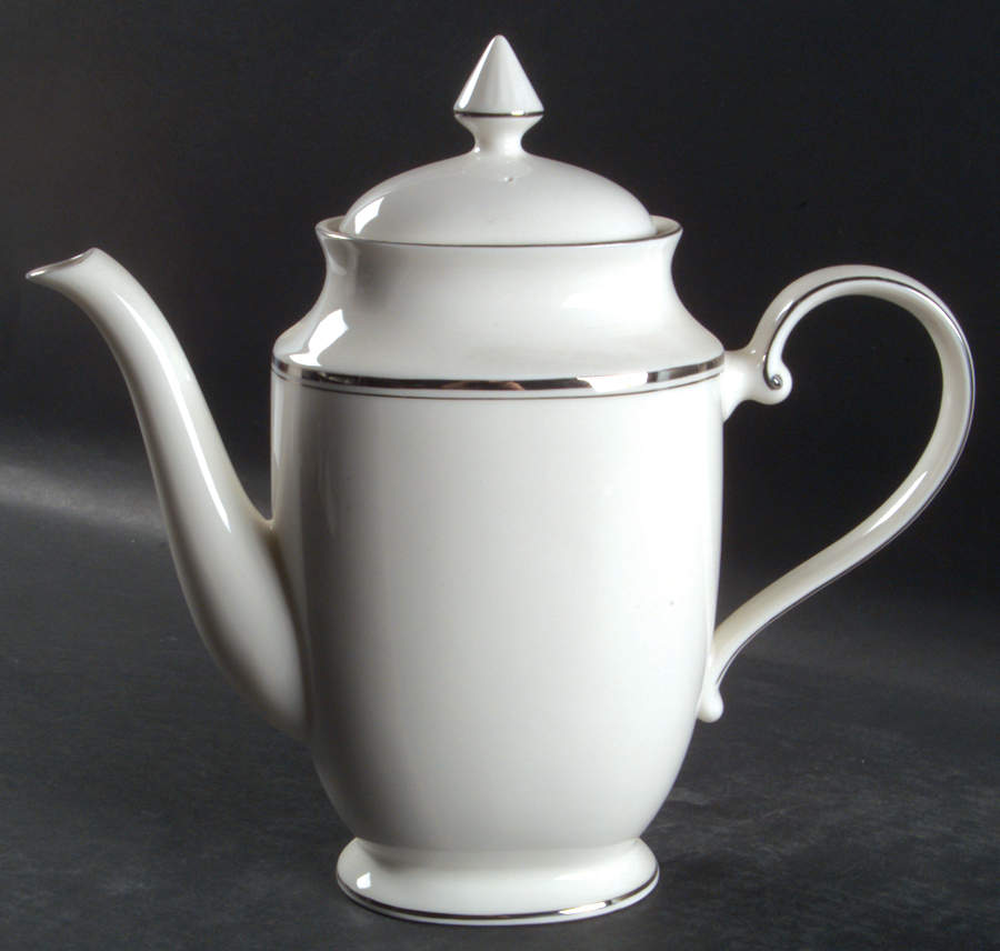 Classic Platinum Coffee Pot & Lid by Mikasa-1