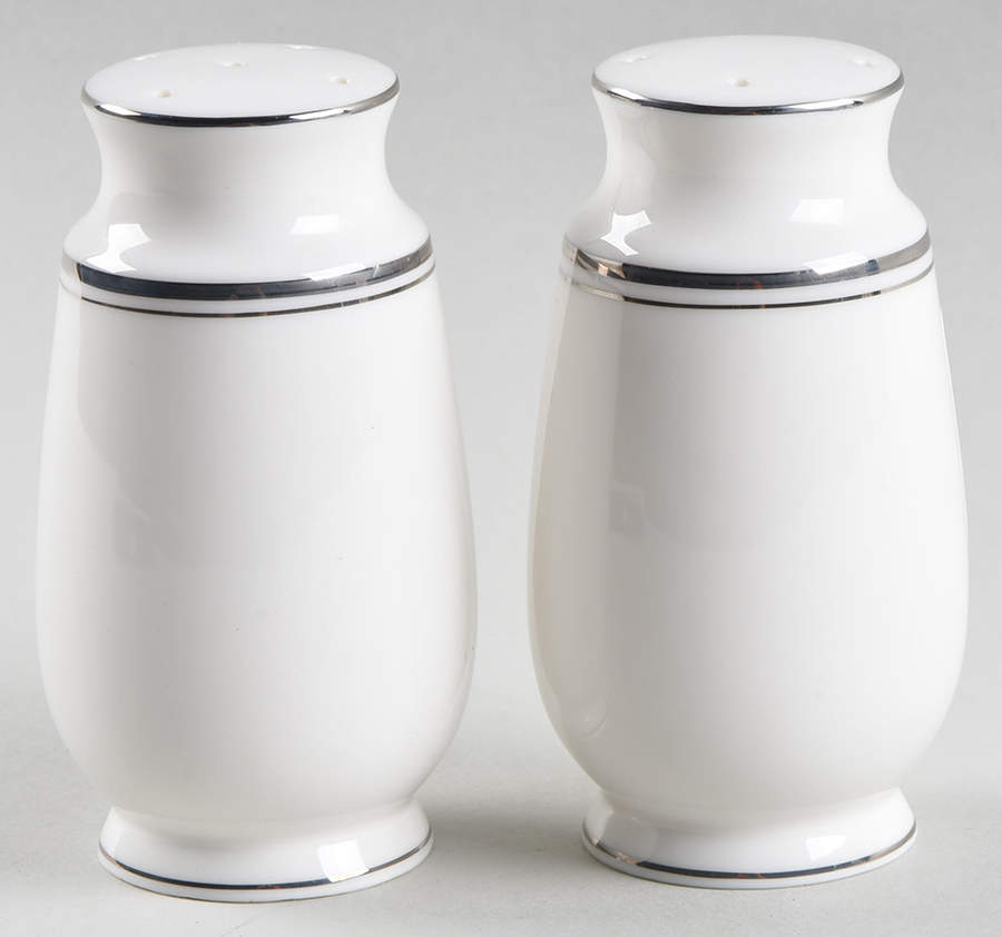 Classic Platinum Salt & Pepper Set by Mikasa-1