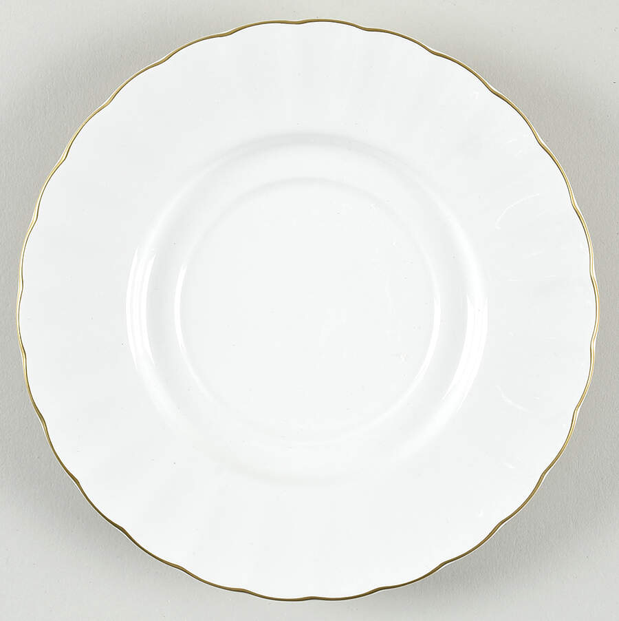 Classic White & Gold Saucer by Mikasa-1