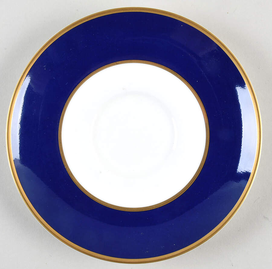 Cobalt Blue Saucer by Mikasa-1