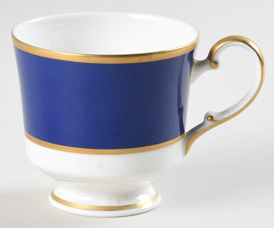 Cobalt Blue Footed Demitasse Cup by Mikasa-1