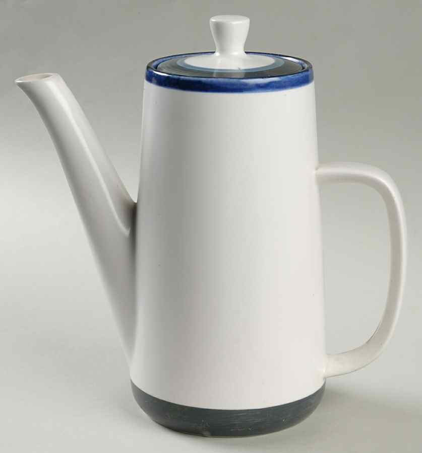 Cobalt Blue Coffee Pot & Lid by Mikasa-1