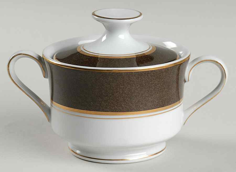 Cocoa Berry Sugar Bowl & Lid by Mikasa-1