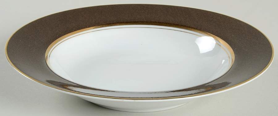 Cocoa Berry Rim Soup Bowl by Mikasa-1