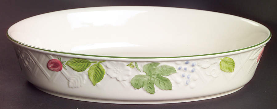 Country Berries 12'' Oval Baker by Mikasa-1